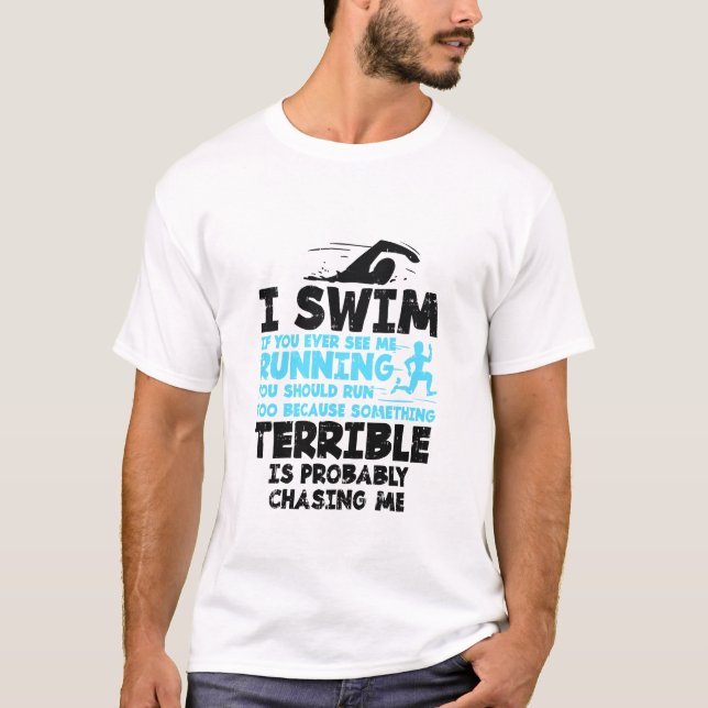 Camiseta Nadando - Nadando (Anverso)
