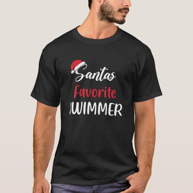 Camiseta Nadando Navidades favoritos de Santa María (Anverso)
