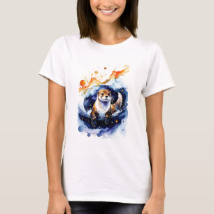 Camiseta Nadando por aguas en Nebulosa