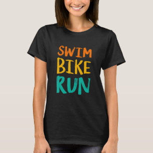 Camiseta Nadar Bicicleta Correr Gráfico Correr Natación Cic
