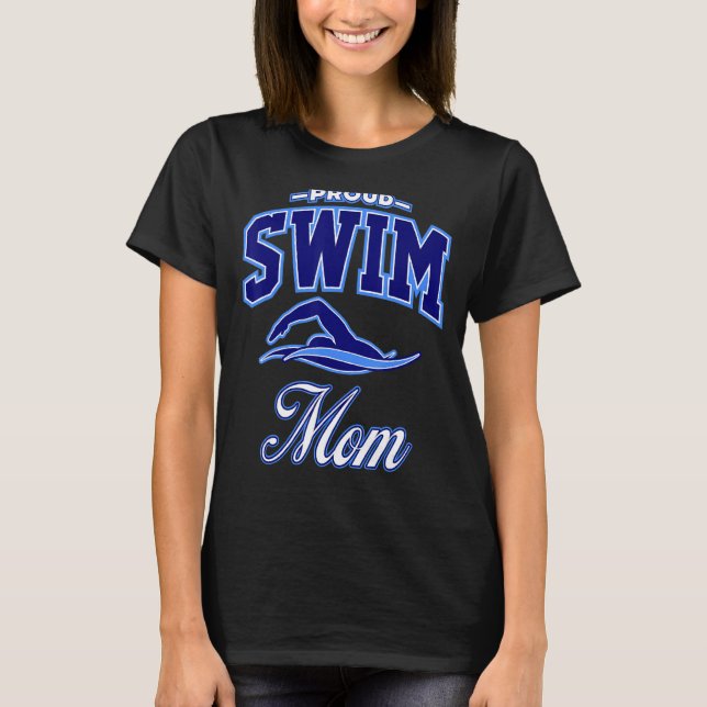 Camiseta Nadar con mamá (Anverso)