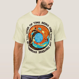 Camiseta Nadar el río del tiempo Filosófico