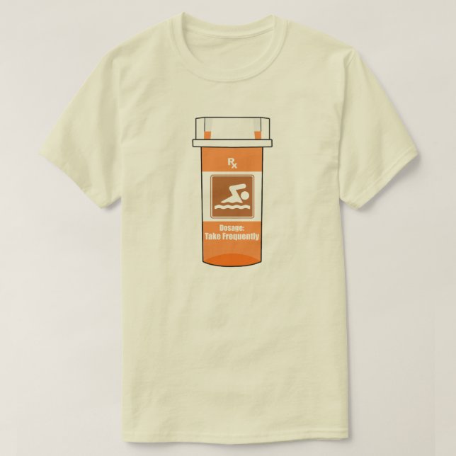 Camiseta Nadar Es Mi Droga (Diseño del anverso)