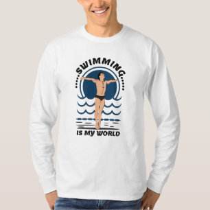 Camiseta Nadar es mi mundo - Nadar en Speedo