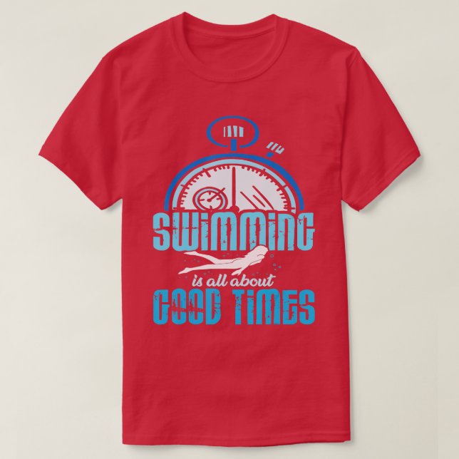 Camiseta Nadar es todo un buen momento Nadar (Diseño del anverso)