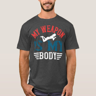 Camiseta Nadar Mi arma es mi cuerpo