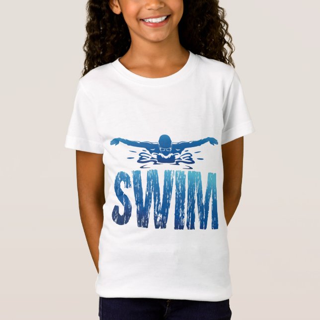 Camiseta Nadar - Nadador Vintage (Anverso)