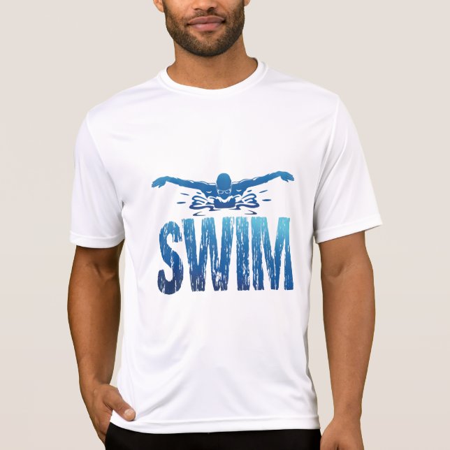 Camiseta Nadar - Nadador Vintage (Anverso)