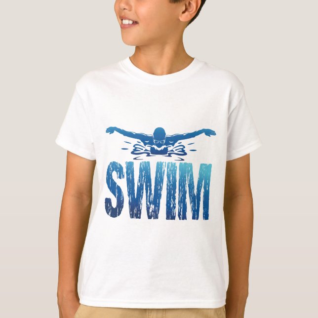 Camiseta Nadar - Nadador Vintage (Anverso)