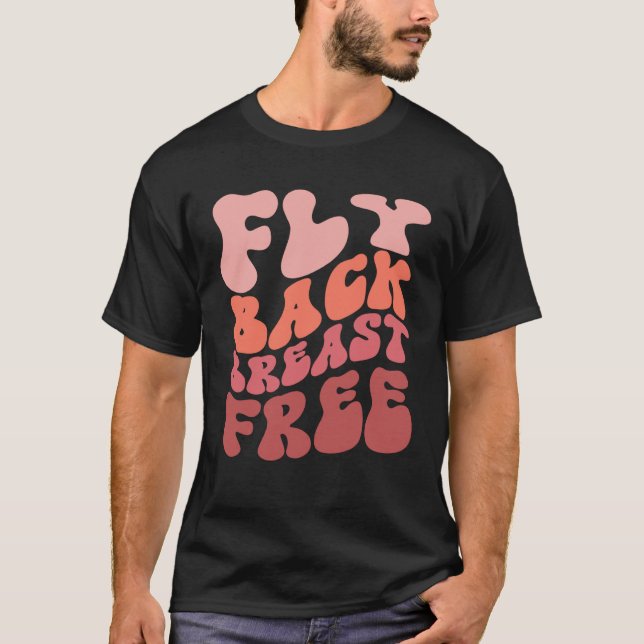 Camiseta Nadar y conocer a Fly Back Breast Free (Anverso)
