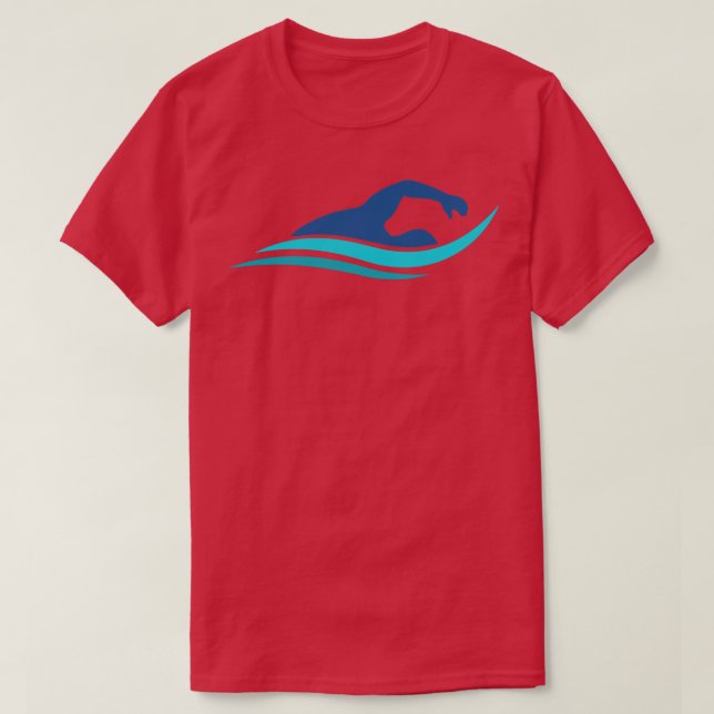Camiseta Nadar y nadar (Diseño del anverso)