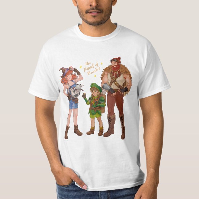 Camiseta "Naddpod fanart D&d mazmorras y dragones" (Anverso)