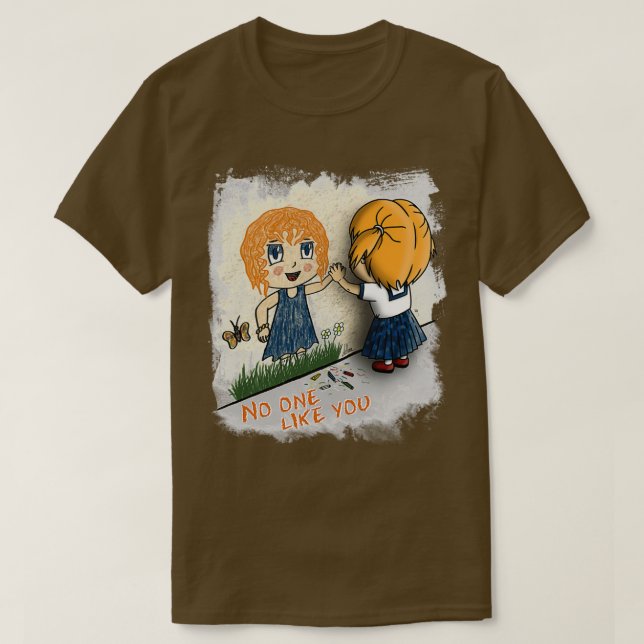 Camiseta Nadie como tú, Blondes (Diseño del anverso)