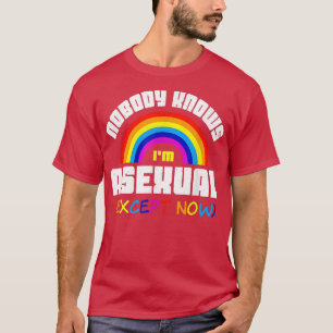 Camiseta Nadie conoce el mes del Orgullo Gay LGBT Aseual