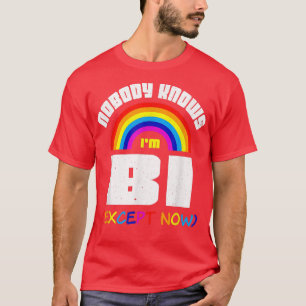 Camiseta Nadie conoce el orgullo gay biseual arcoíris