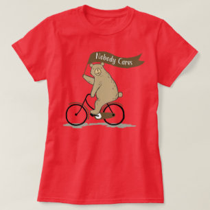 Camiseta Nadie cuida el oso, humor divertido, animal
