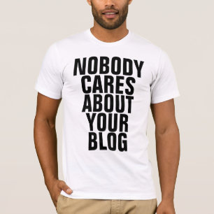 Camiseta Nadie cuida sobre su blog
