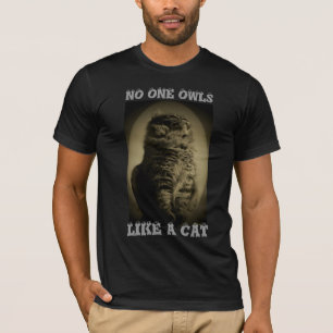 Camiseta Nadie debe como un gato