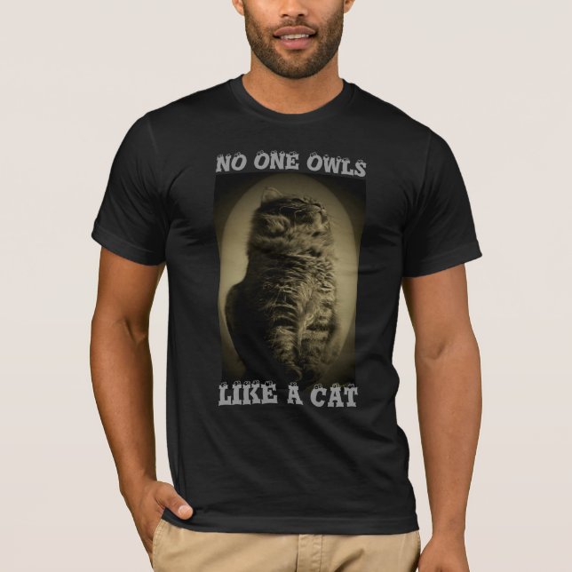 Camiseta Nadie debe como un gato (Anverso)