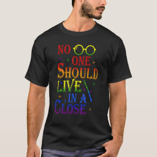 Camiseta Nadie Debería Vivir En Un Orgullo Gay Lgbt 2