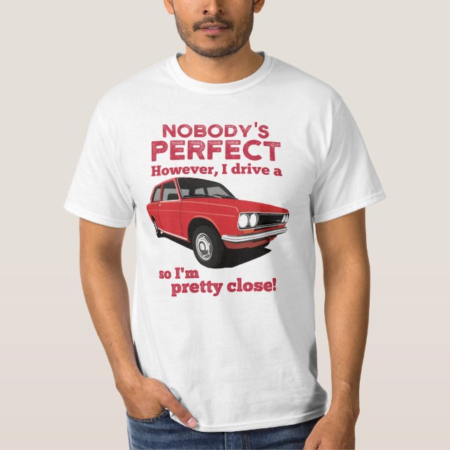 Camiseta Nadie es perfecto - Datsun (Anverso)