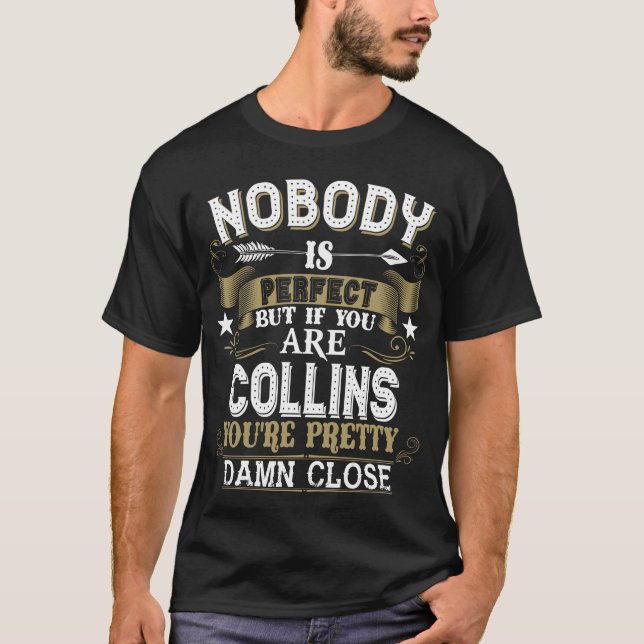 Camiseta Nadie Es Perfecto Pero Eres Un Nombre De Familia D (Anverso)