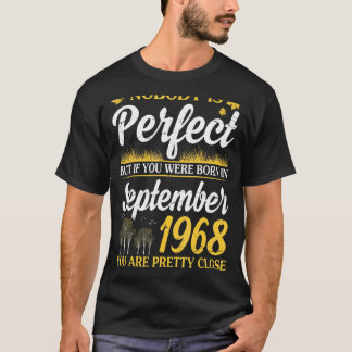 Camiseta Nadie Es Perfecto Si Naciste El 19 De Septiembre.
