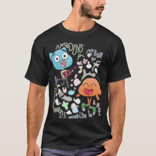 Camiseta Nadie es un don nadie Gumball y Darwin