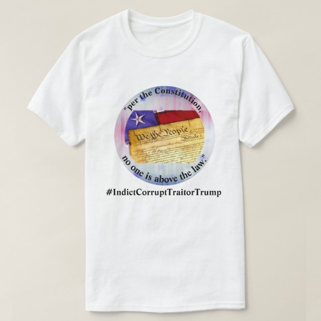 Camiseta Nadie está por encima de la ley. (Diseño del anverso)