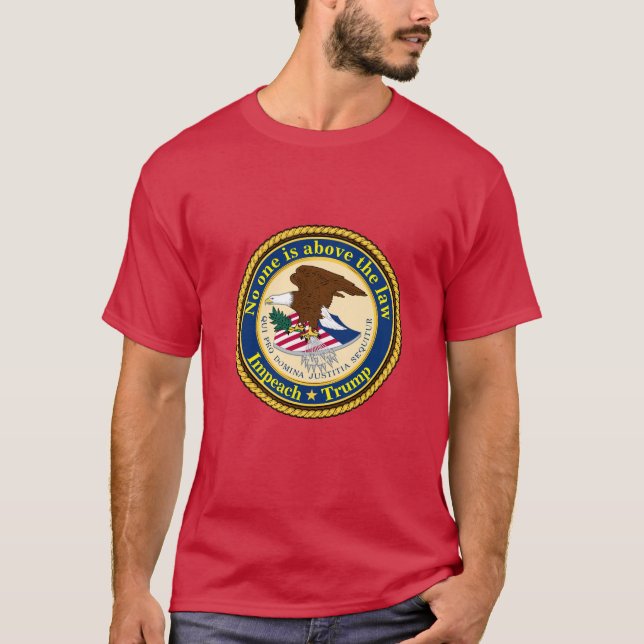 Camiseta Nadie está por encima de la ley Impeach Trump (Anverso)