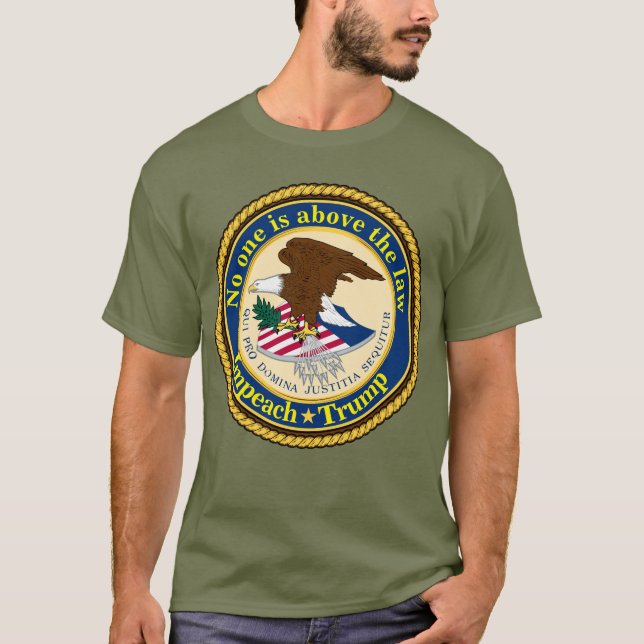 Camiseta Nadie está por encima de la ley Impeach Trump (Anverso)