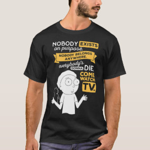 Camiseta Nadie existe a propósito, nadie pertenece a ningun