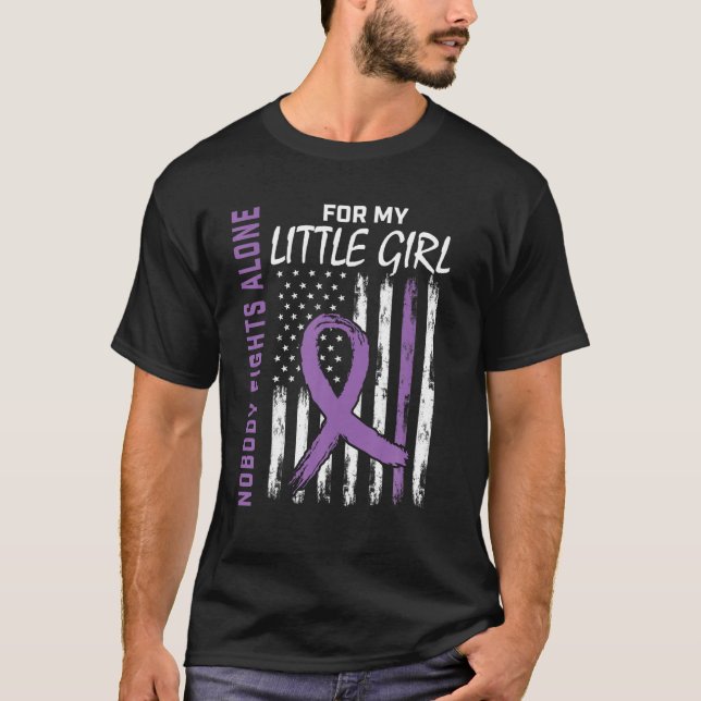 Camiseta Nadie lucha sola contra la epilepsia de una niña p (Anverso)
