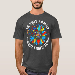 Camiseta Nadie lucha solo contra el autismo del rompecabeza