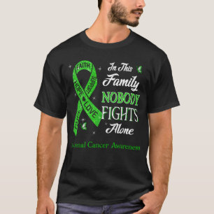 Camiseta Nadie lucha solo contra el cáncer renal