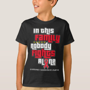Camiseta Nadie lucha solo contra la cardiomiopatía hipertró