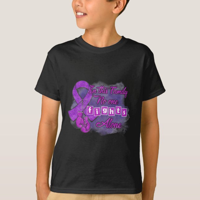 Camiseta Nadie lucha solo contra la conciencia de Alzheimer (Anverso)