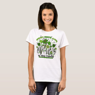 Camiseta Nadie lucha solo contra la parálisis cerebral flor