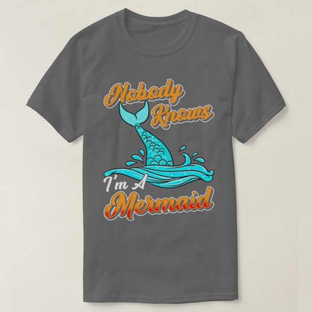 Camiseta Nadie me conoce como sirena (Diseño del anverso)
