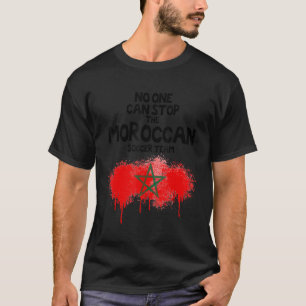 Camiseta Nadie puede detener al equipo marroquí de fútbol