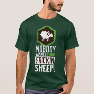 Camiseta Nadie quiere tu juego de tablero de ovejas Geek Ne