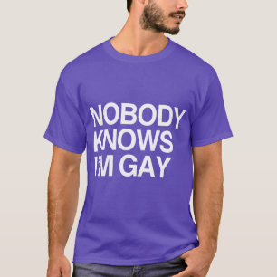 Camiseta NADIE SABE que soy - BLANCO - .png GAY
