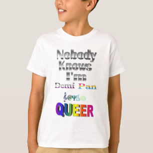 Camiseta Nadie sabe que soy Demi Pan SM Sapio QUEER