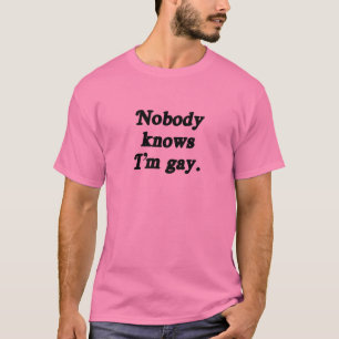 Camiseta Nadie sabe que soy gay