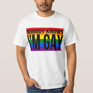 Camiseta Nadie sabe que soy gay