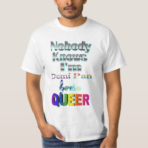 Camiseta Nadie sabe que soy MARICÓN de Sapio de la cacerola