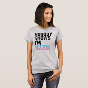 Camiseta Nadie sabe que soy trans - 