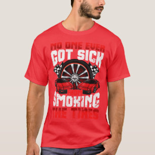 Camiseta Nadie se ha enfermado de fumar los neumáticos de m