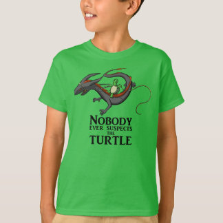 Camiseta Nadie sospecha nunca la tortuga (los niños)