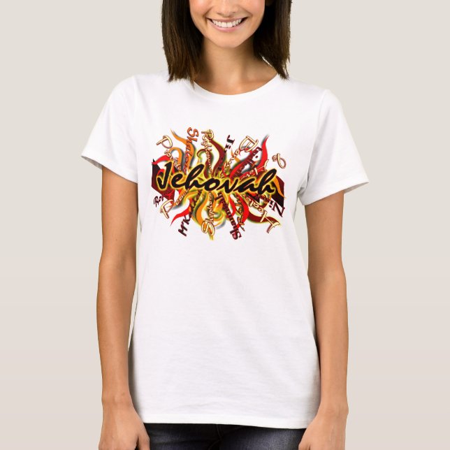Camiseta Nadie tiene gusto de Jehová (las mujeres) (Anverso)